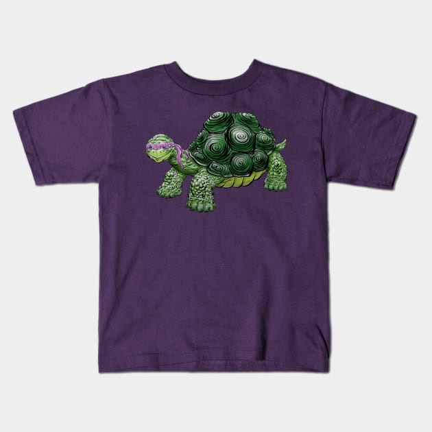 Teenage Mutant Ninja Turtles Donatello Kids T-Shirt by JasonSutton